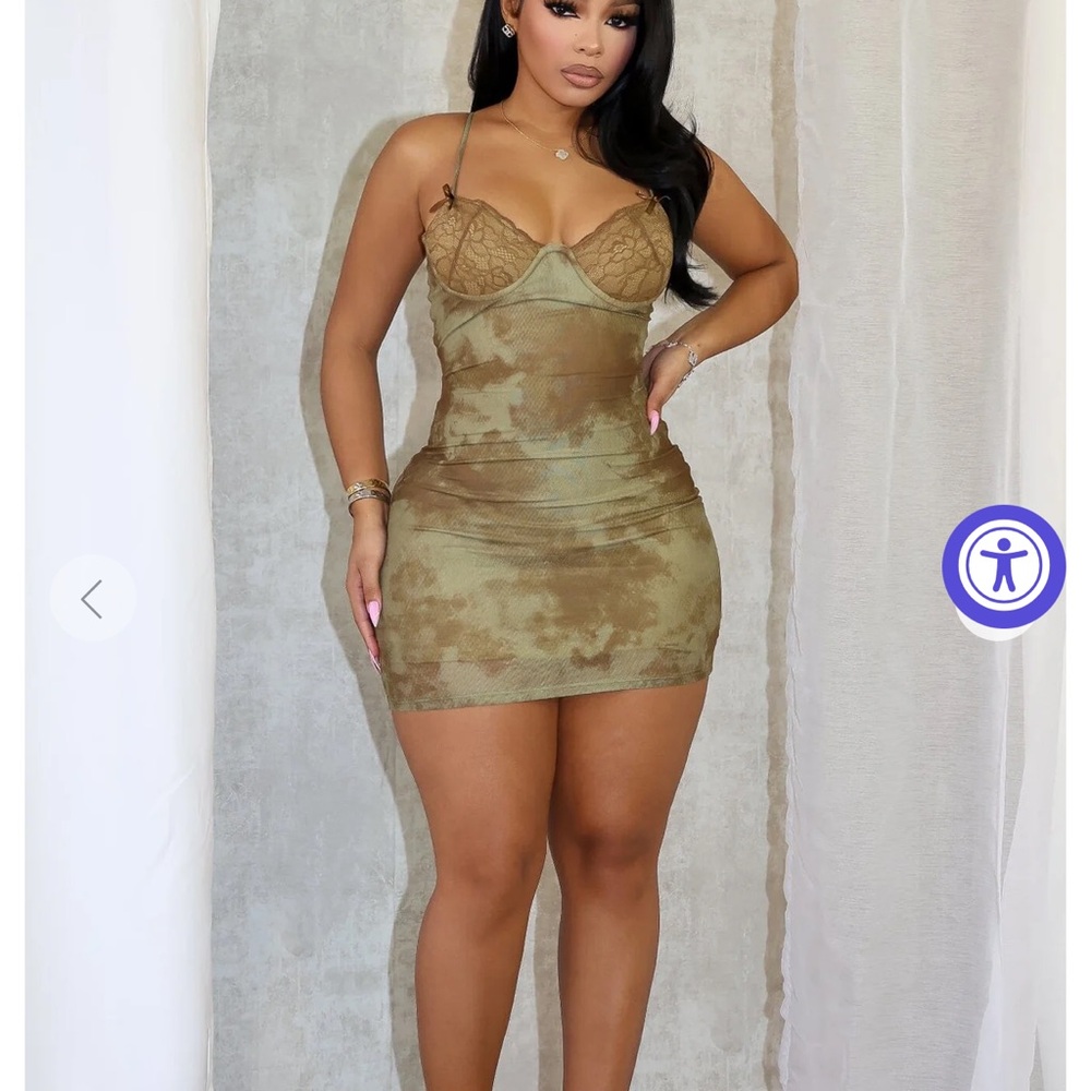Camouflage Bodycon Mini Dress